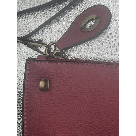 Joy Susan Women's Vegan Leather Wristlet Crossbody Clutch Bag W/ Removable Strap - Picture 8 of 16